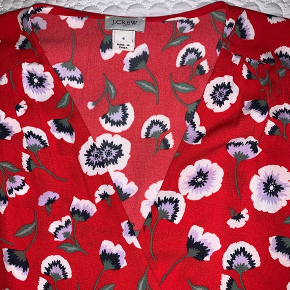 Jcrew Factory Women’s mini wrap dress. size 6 - Picture 3 of 8